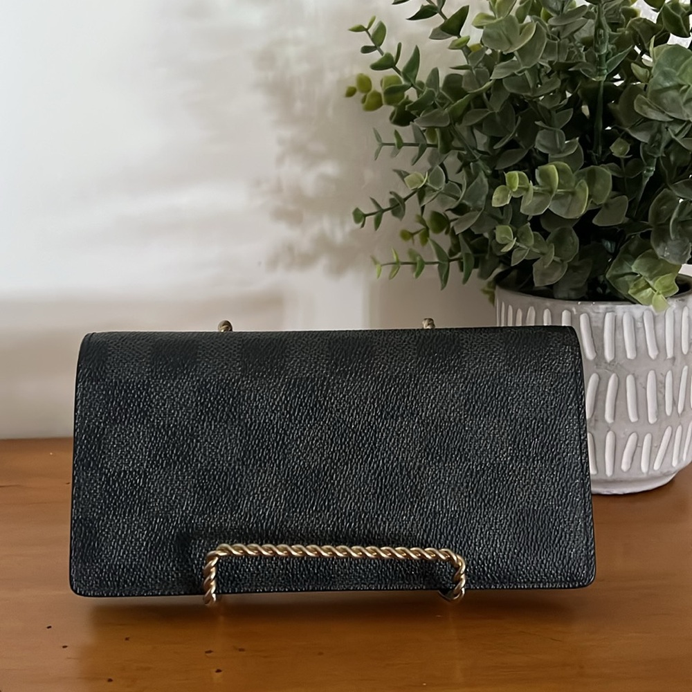 Authentic Lv Damier Graphite Long Wallet - image 2